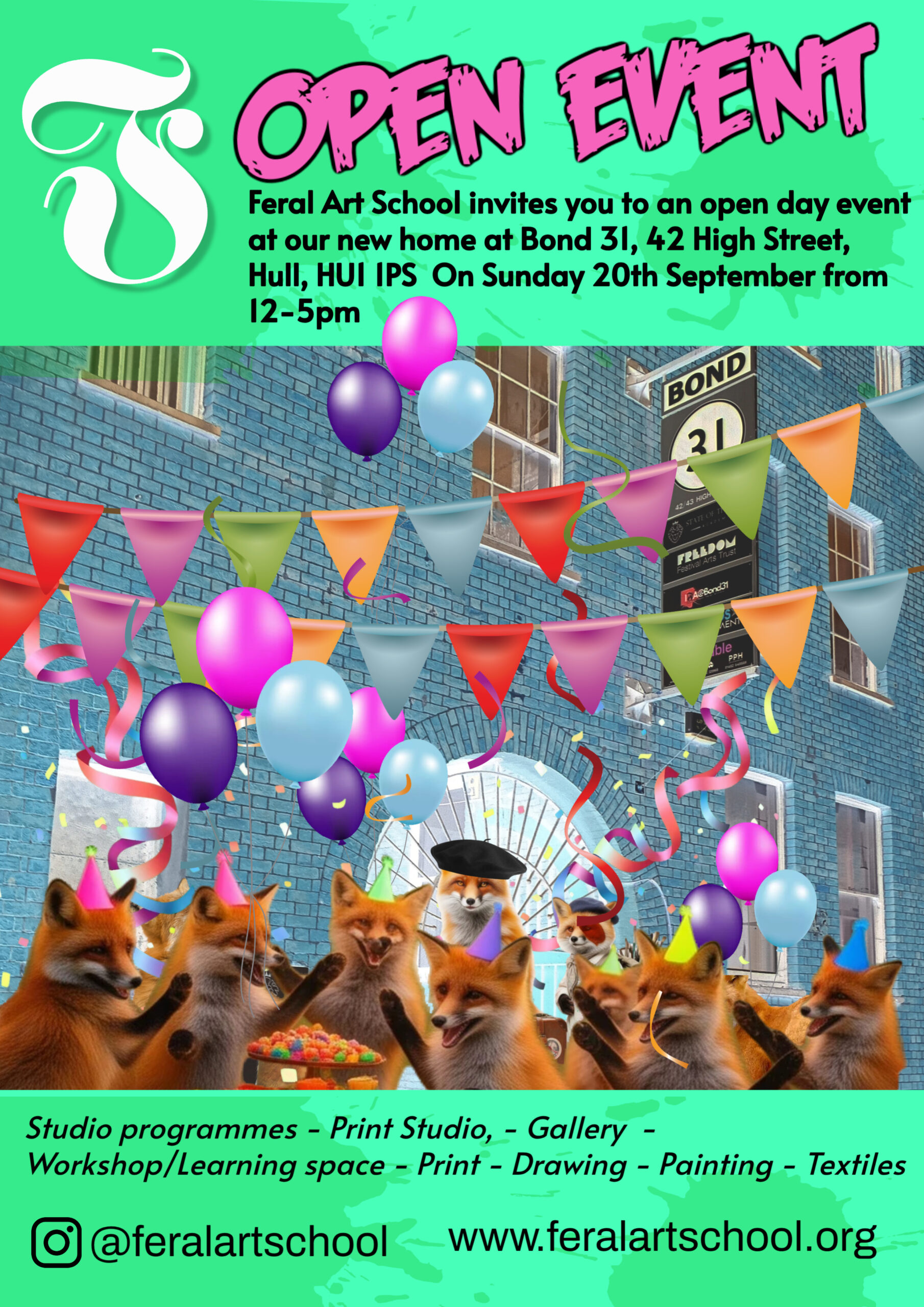 Open Day/Open Studios 20 September